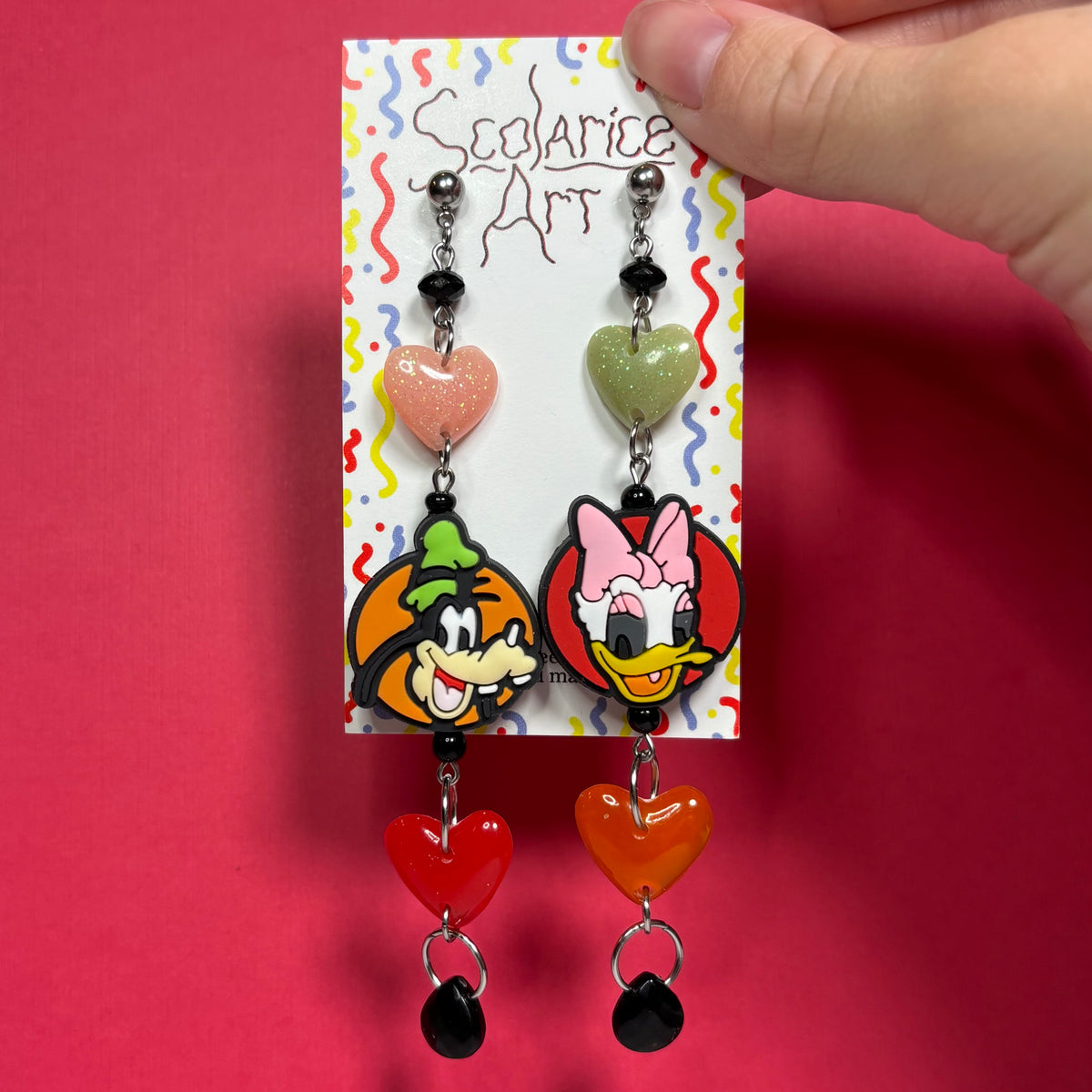 Goofy and Daisy Earrings