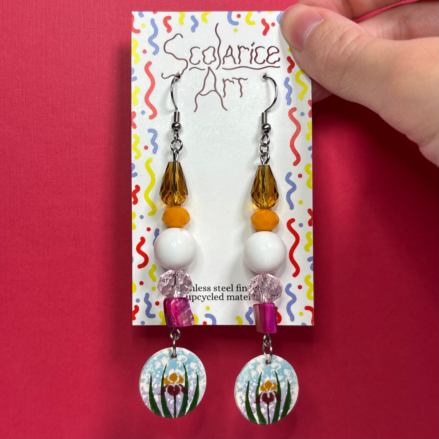 Iris Earrings