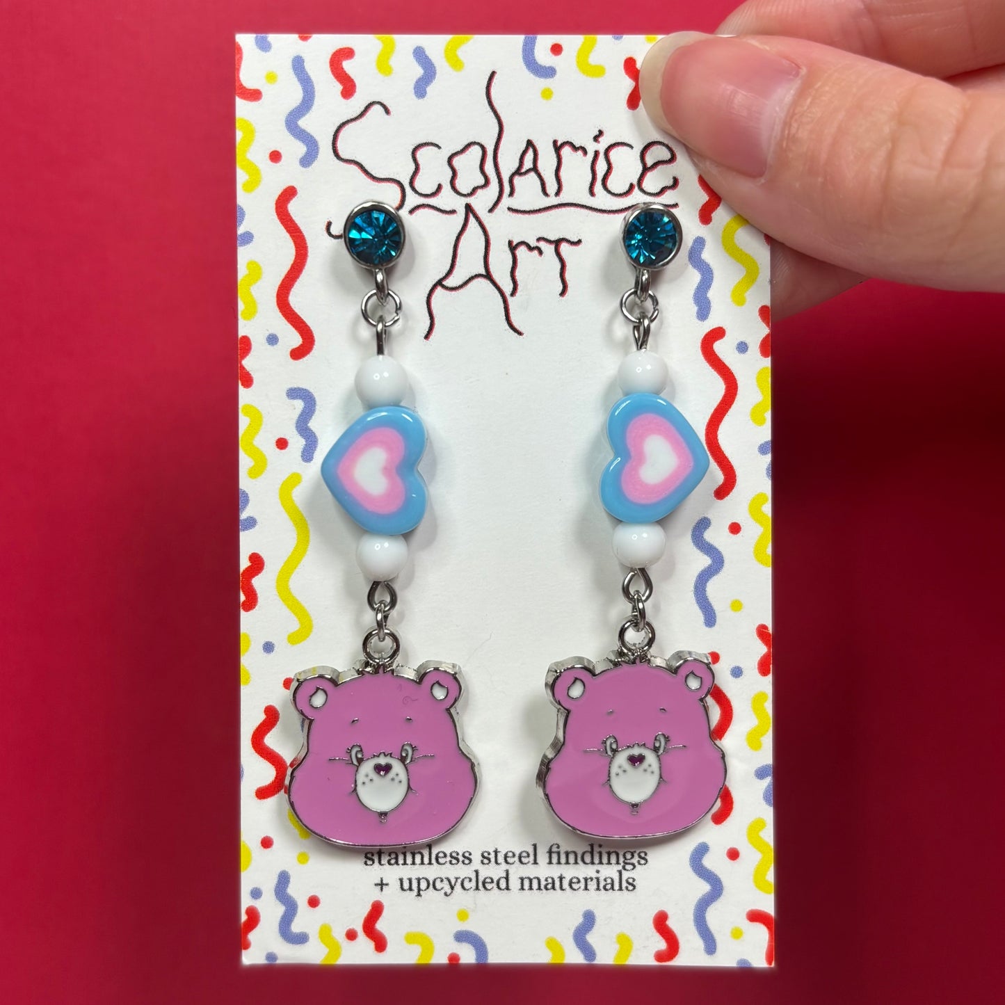 Cheer Bear Earrings