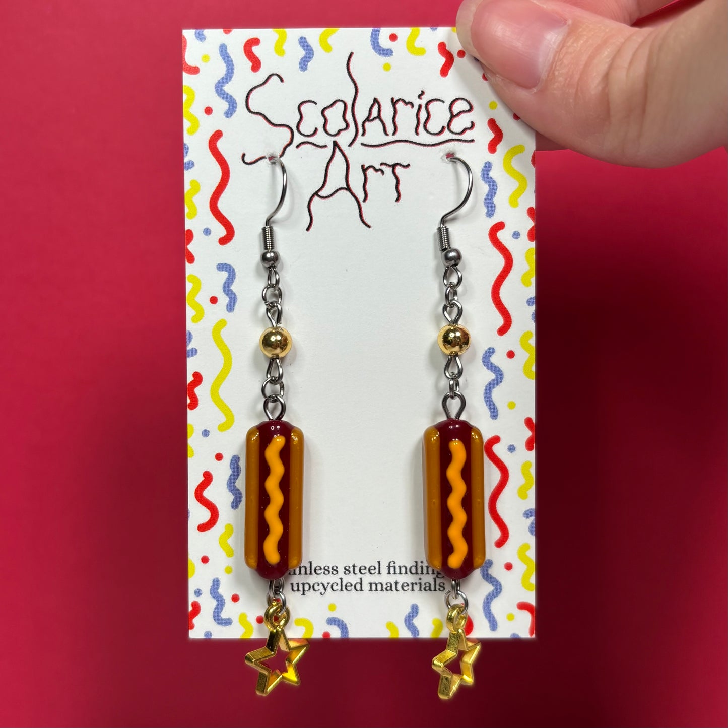 Star Dog Earrings