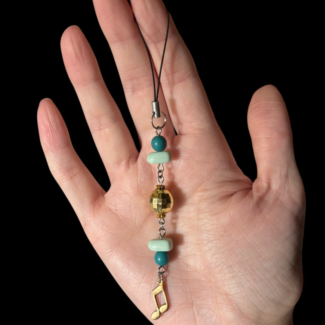 Music To My Ears Phone Charm