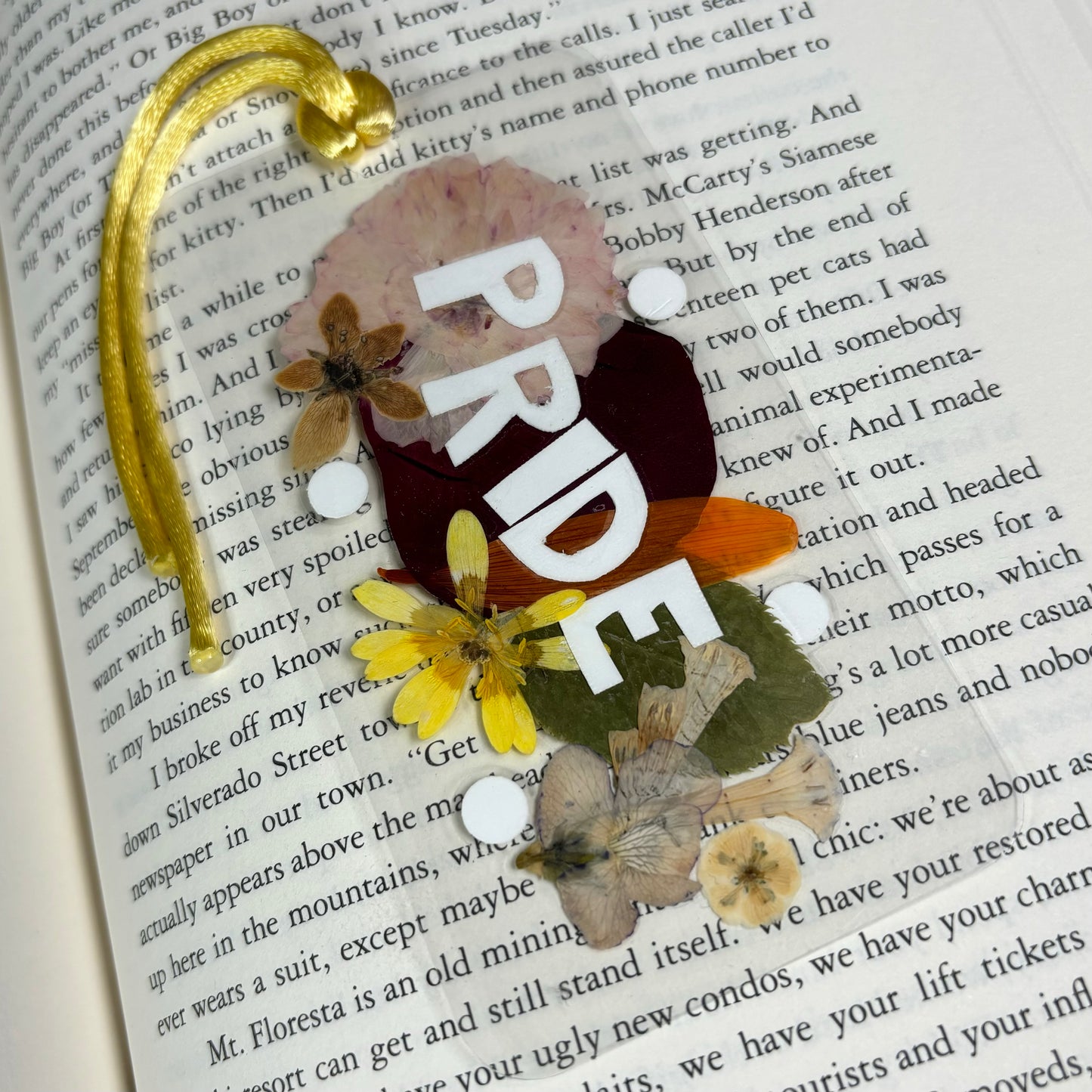 Pride Flower Bookmark