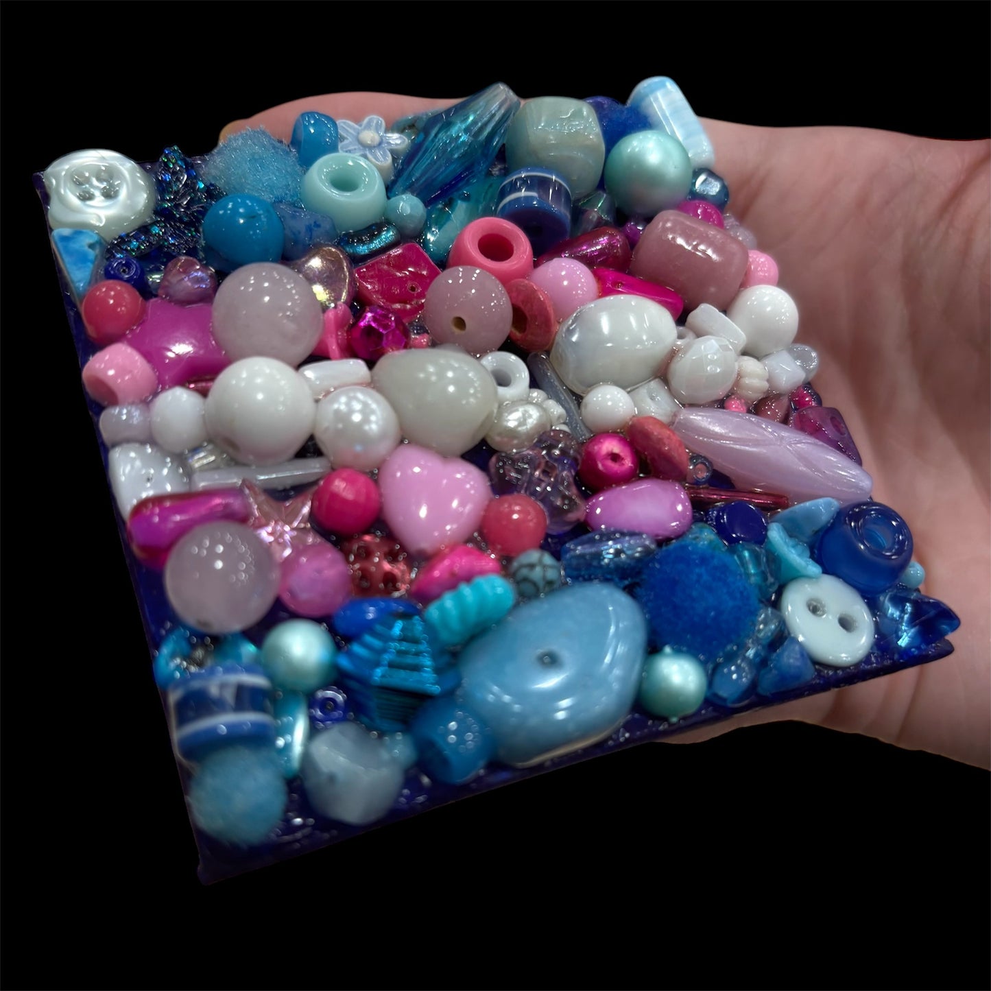 Cotton Candy 3D Assemblage Magnet