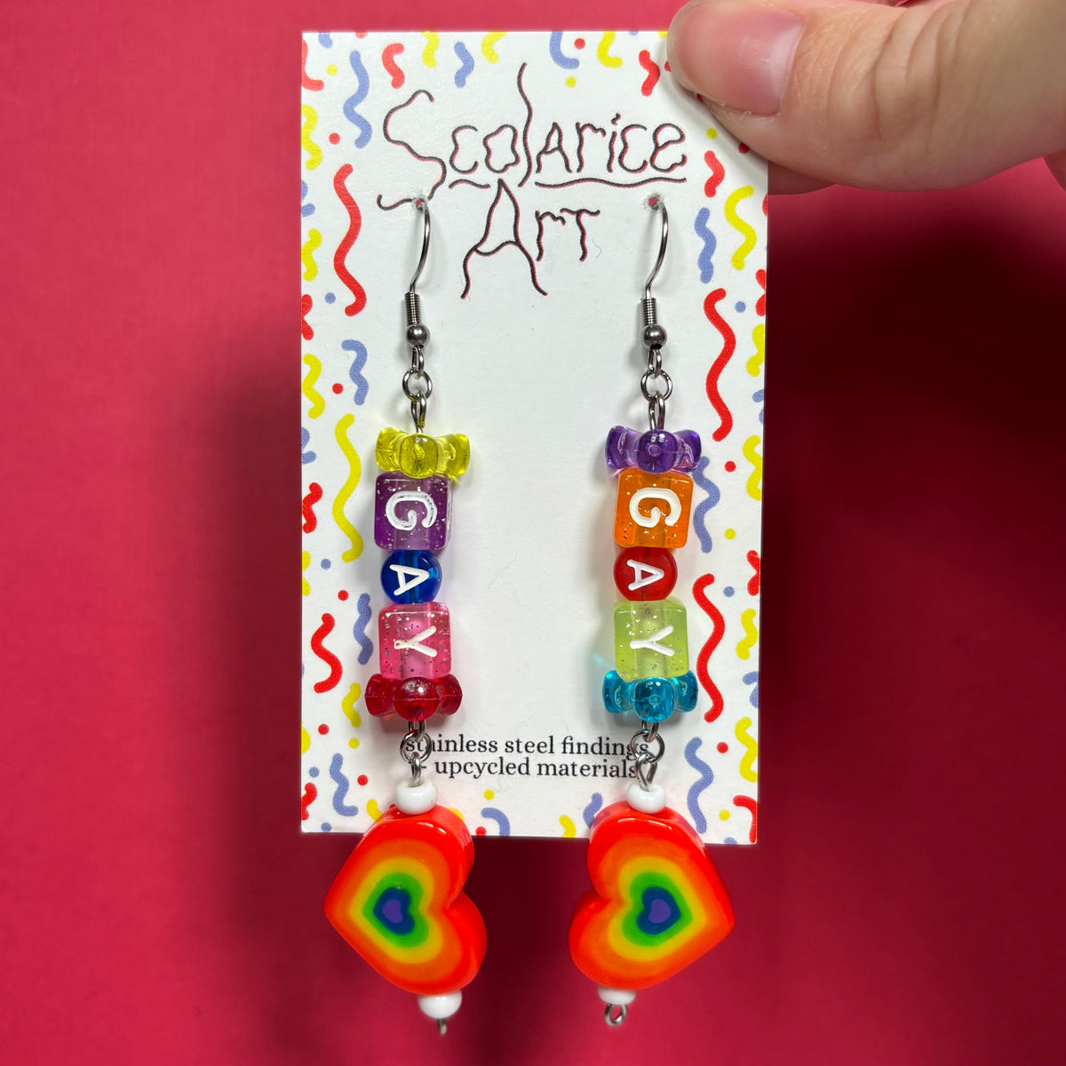 Rainbow Gay Earrings