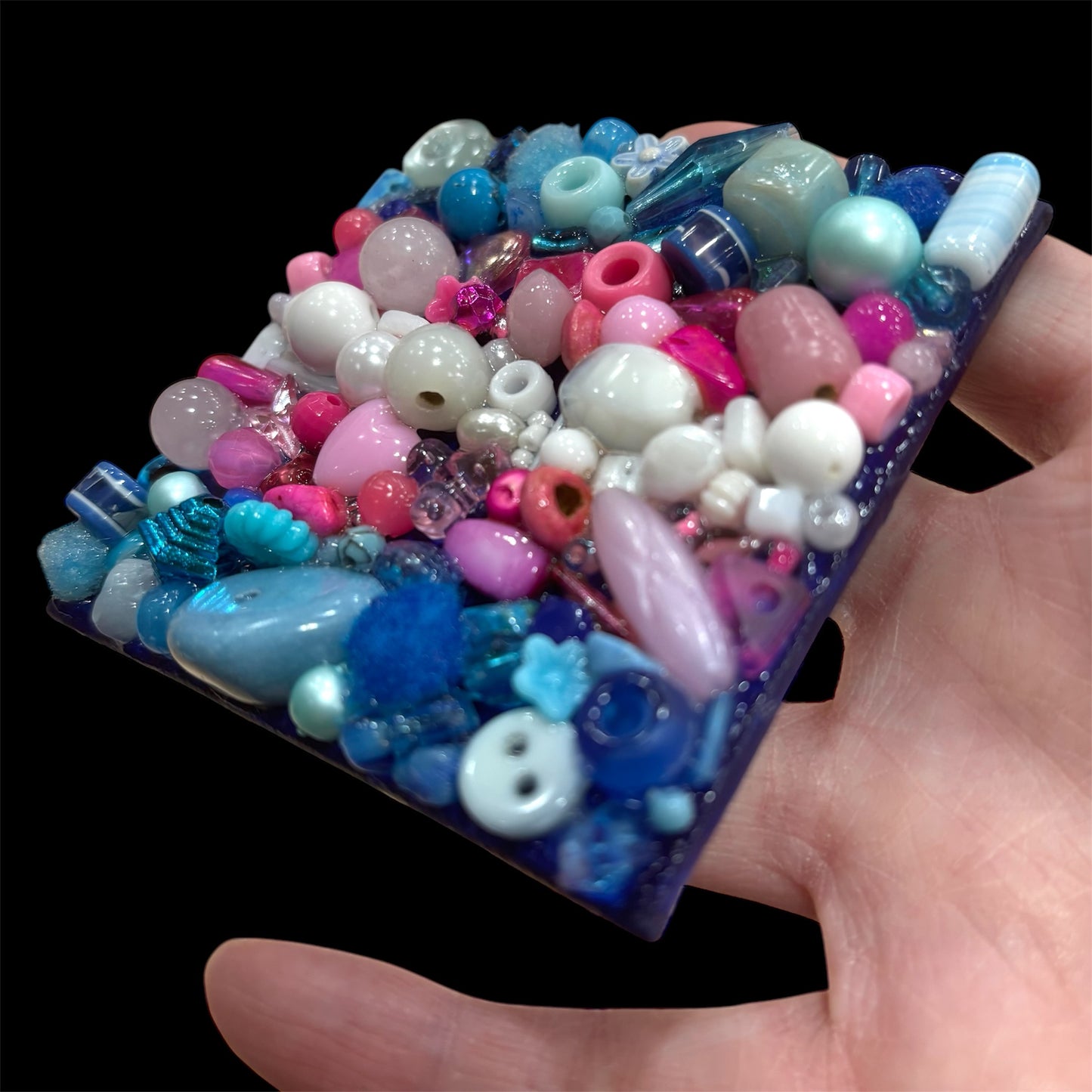 Cotton Candy 3D Assemblage Magnet