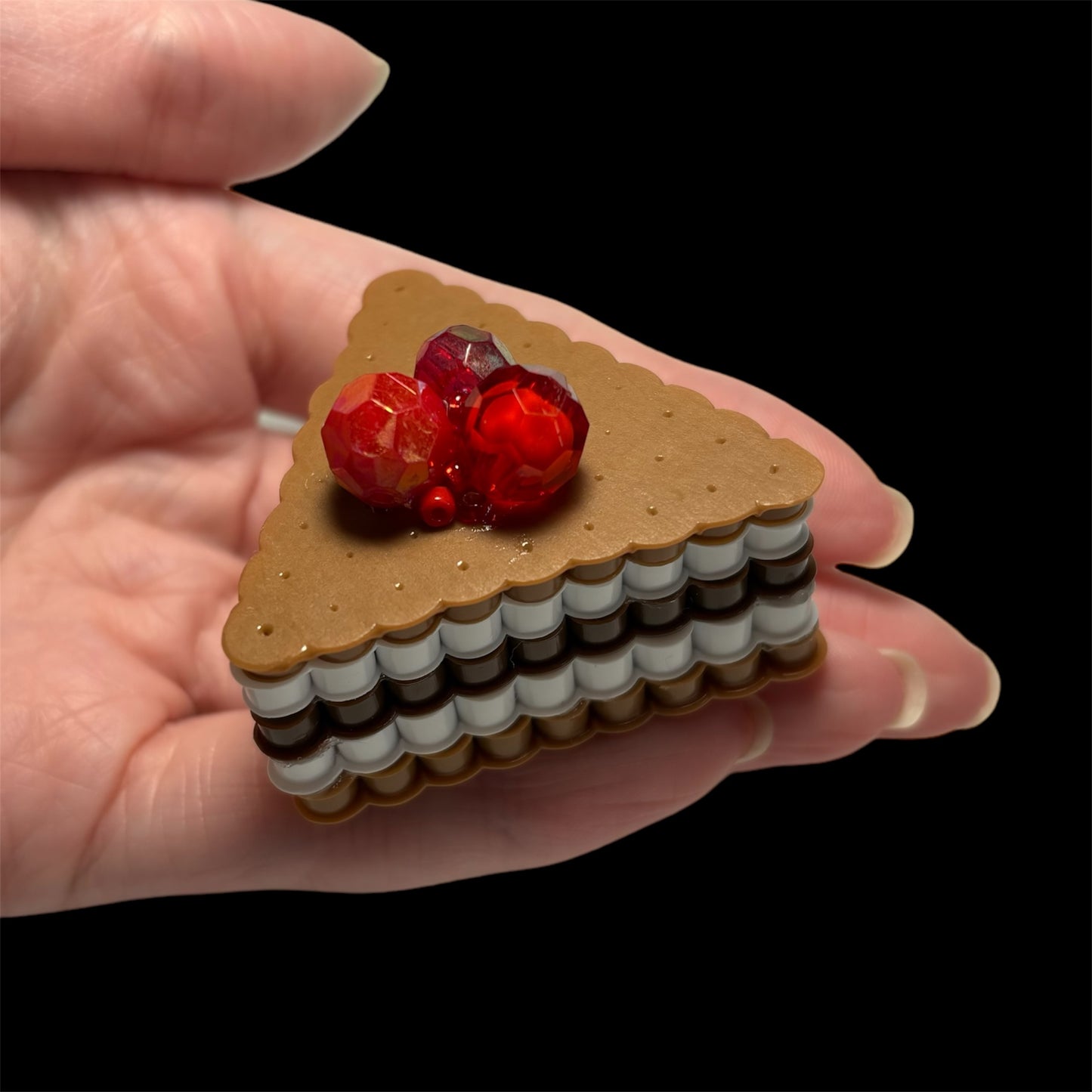 3D Cake Perler Magnet