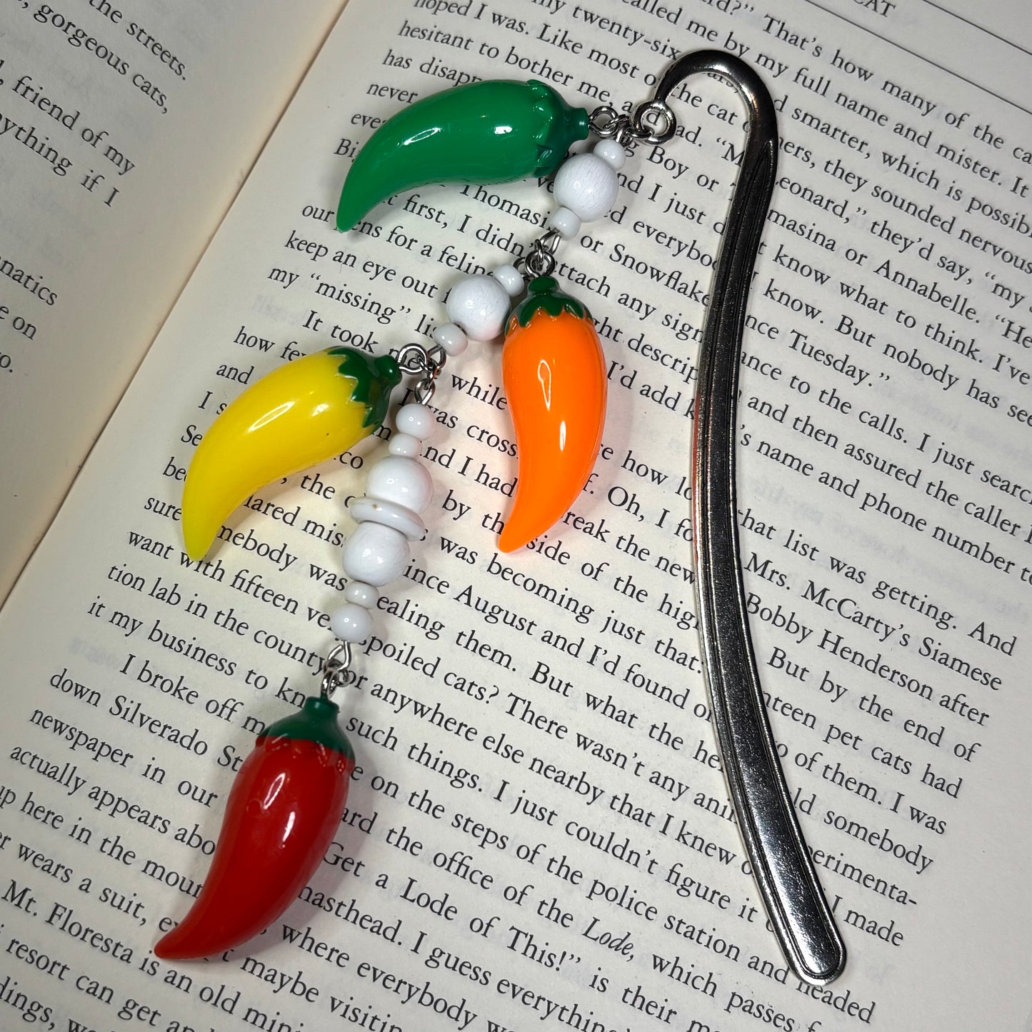 Chili Peppers Bookmark