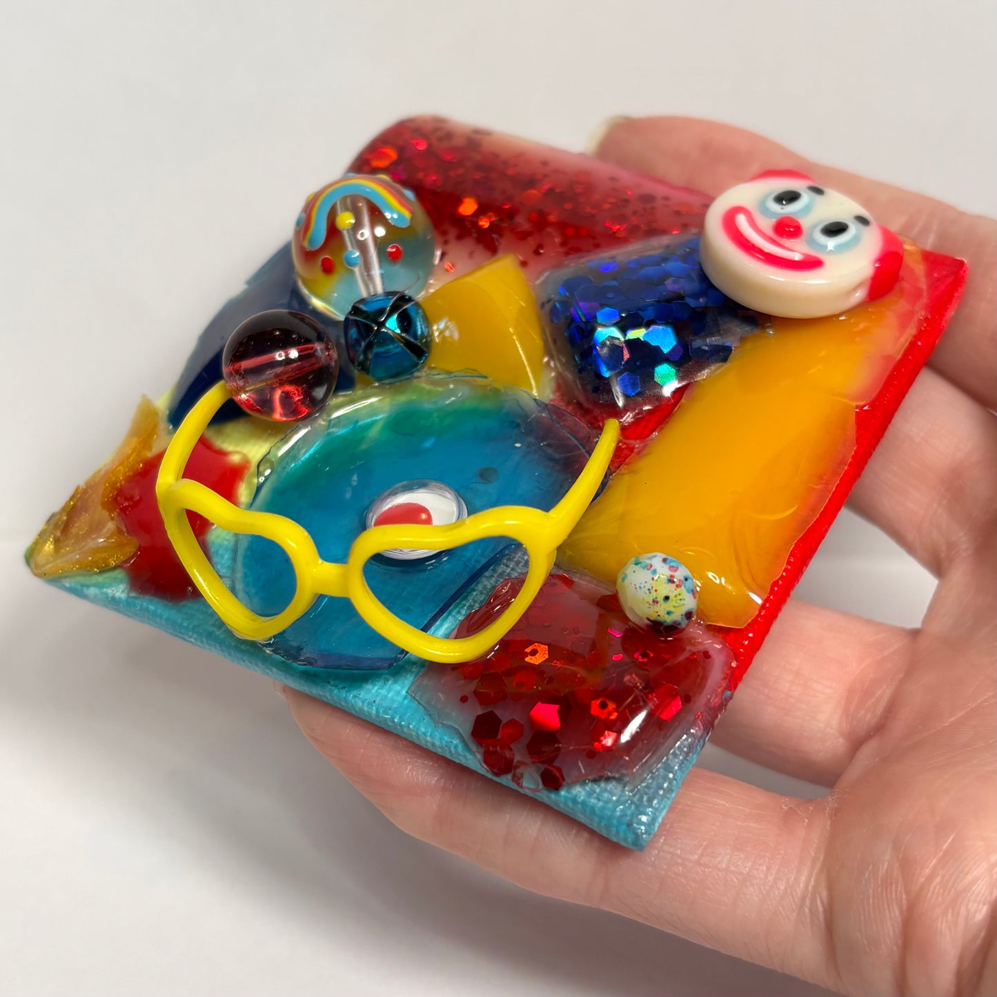 Clown Activities 3D Assemblage Magnet