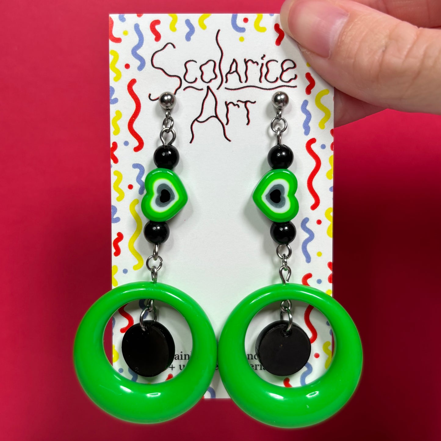 Neon Earrings