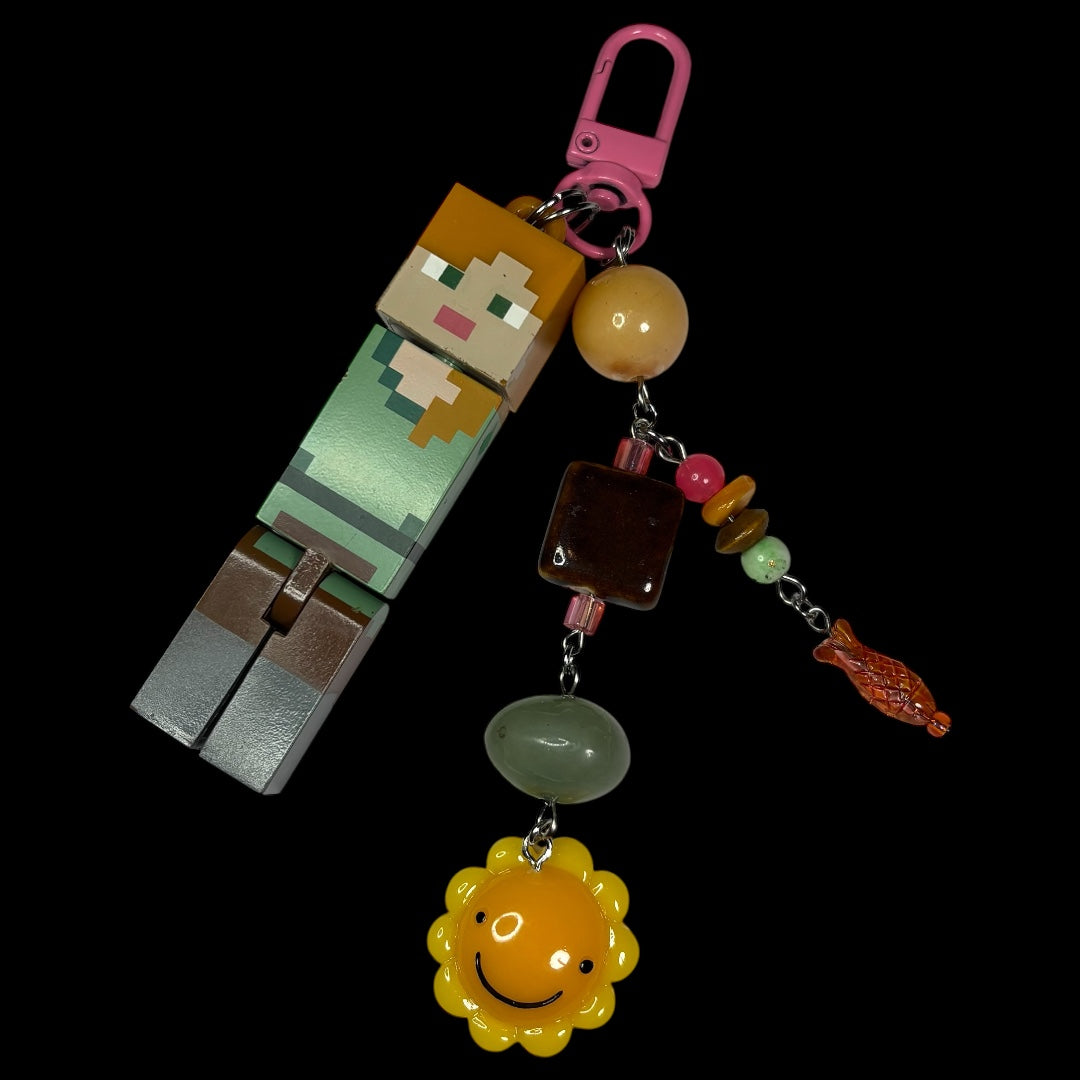 Minecraft Alex Bag Charm