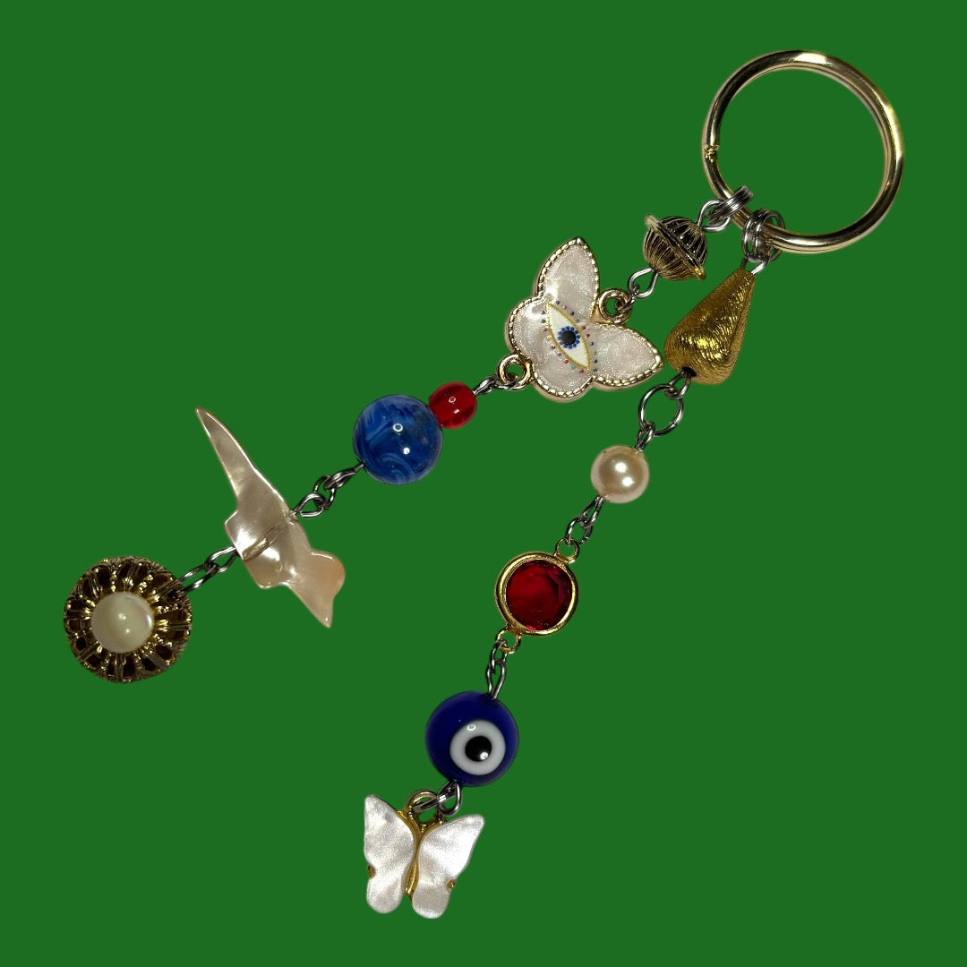 Good Luck Butterfly Bag Charm