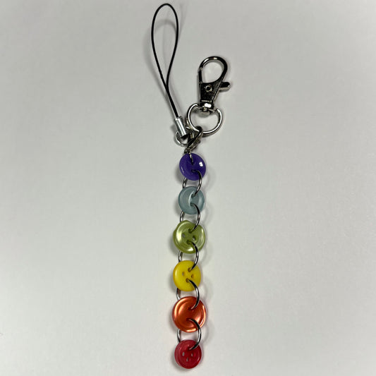 Rainbow Buttons Multi-Use Mini Charm