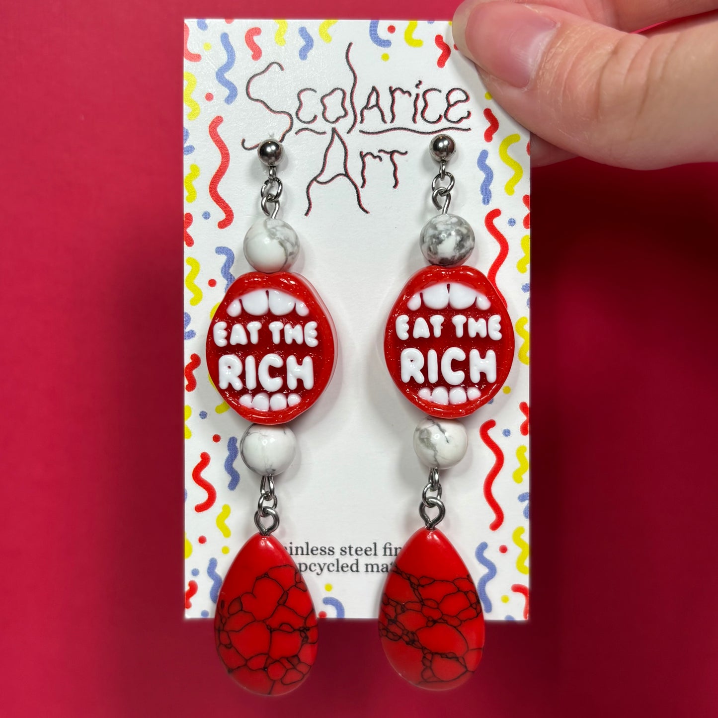 Eat The Rich Earrings