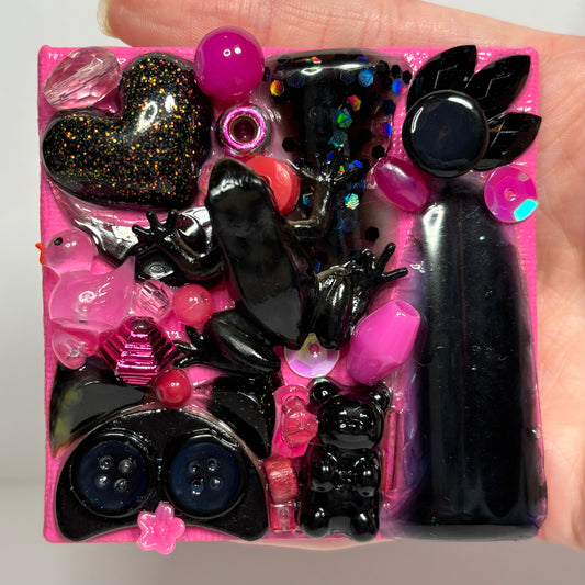 Edgy 3D Assemblage Magnets