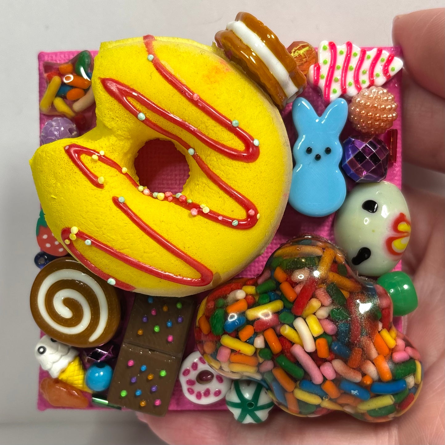 Candy Shop 3D Assemblage Magnet