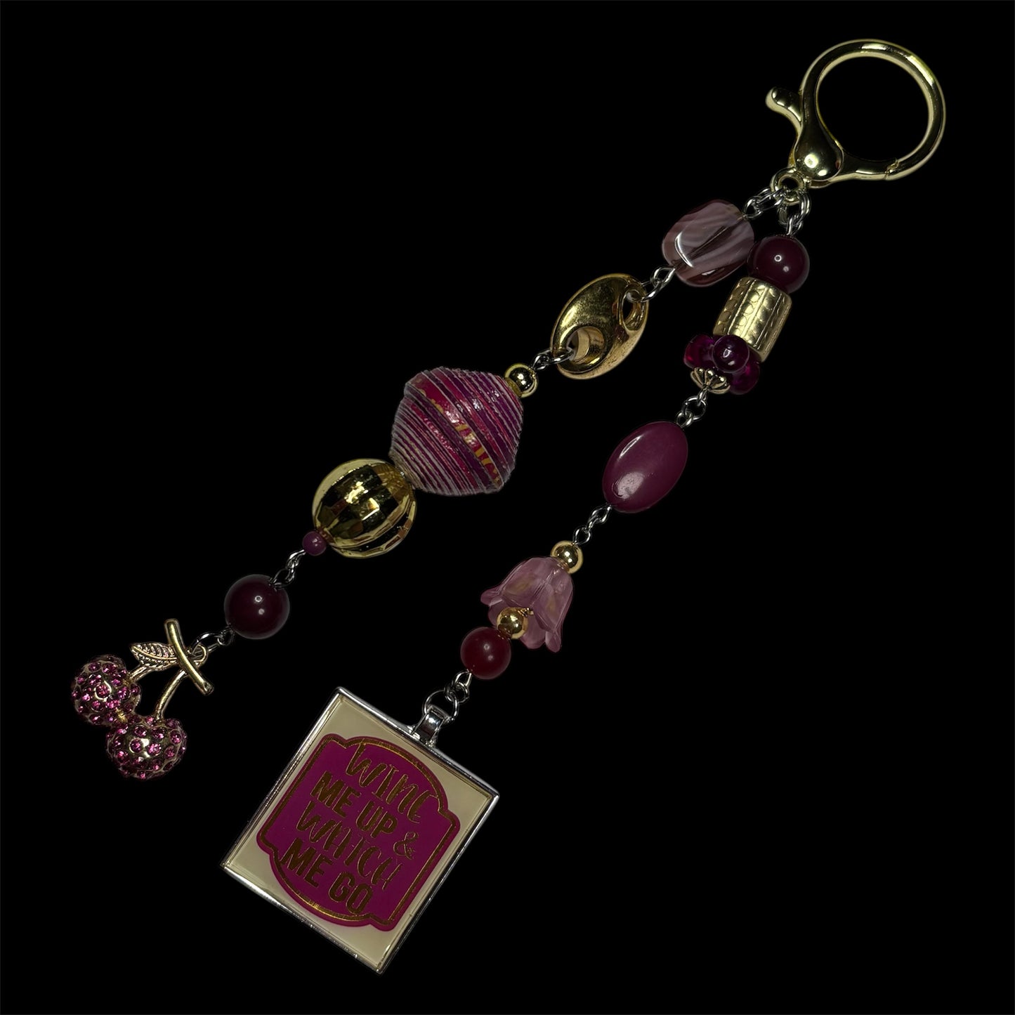 Wine Me Up Bag Charm