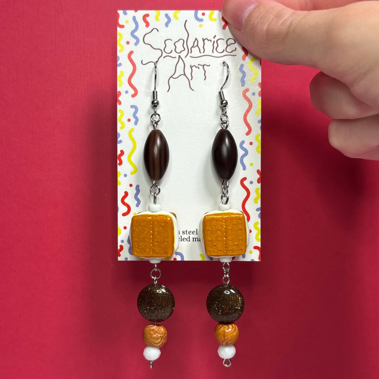 S'mores Earrings
