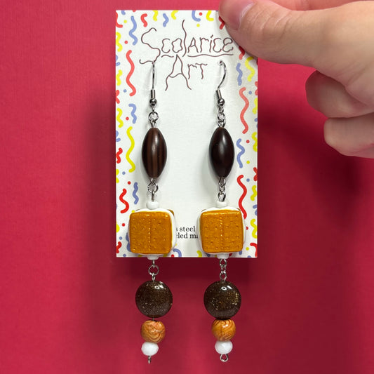 S'mores Earrings