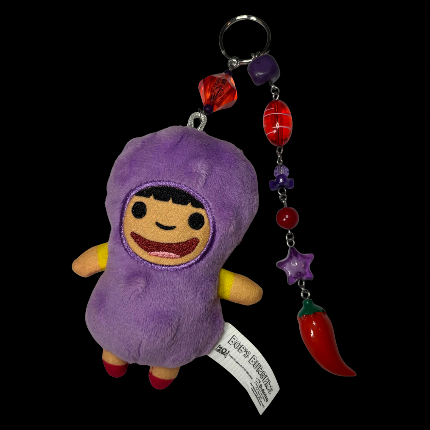 Purple Pickle Bag Charm
