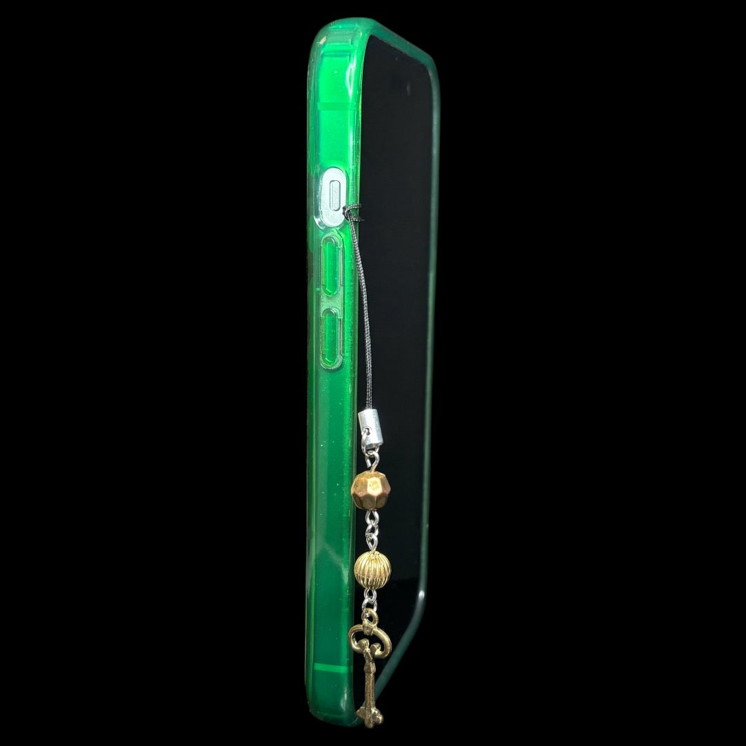 Antique Key Phone Charm