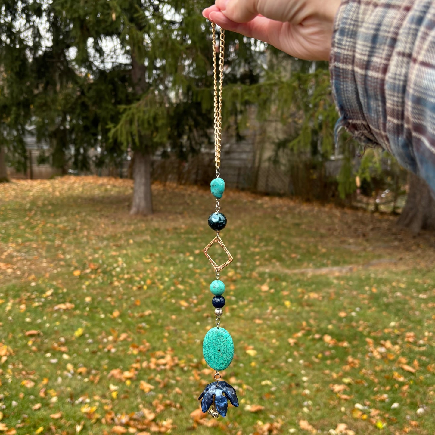 Blue and Gold Wall Hanging