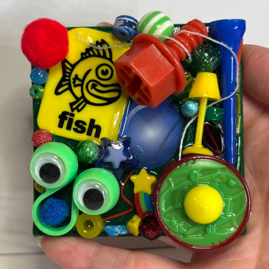 Toy Chest 3D Assemblage Magnet