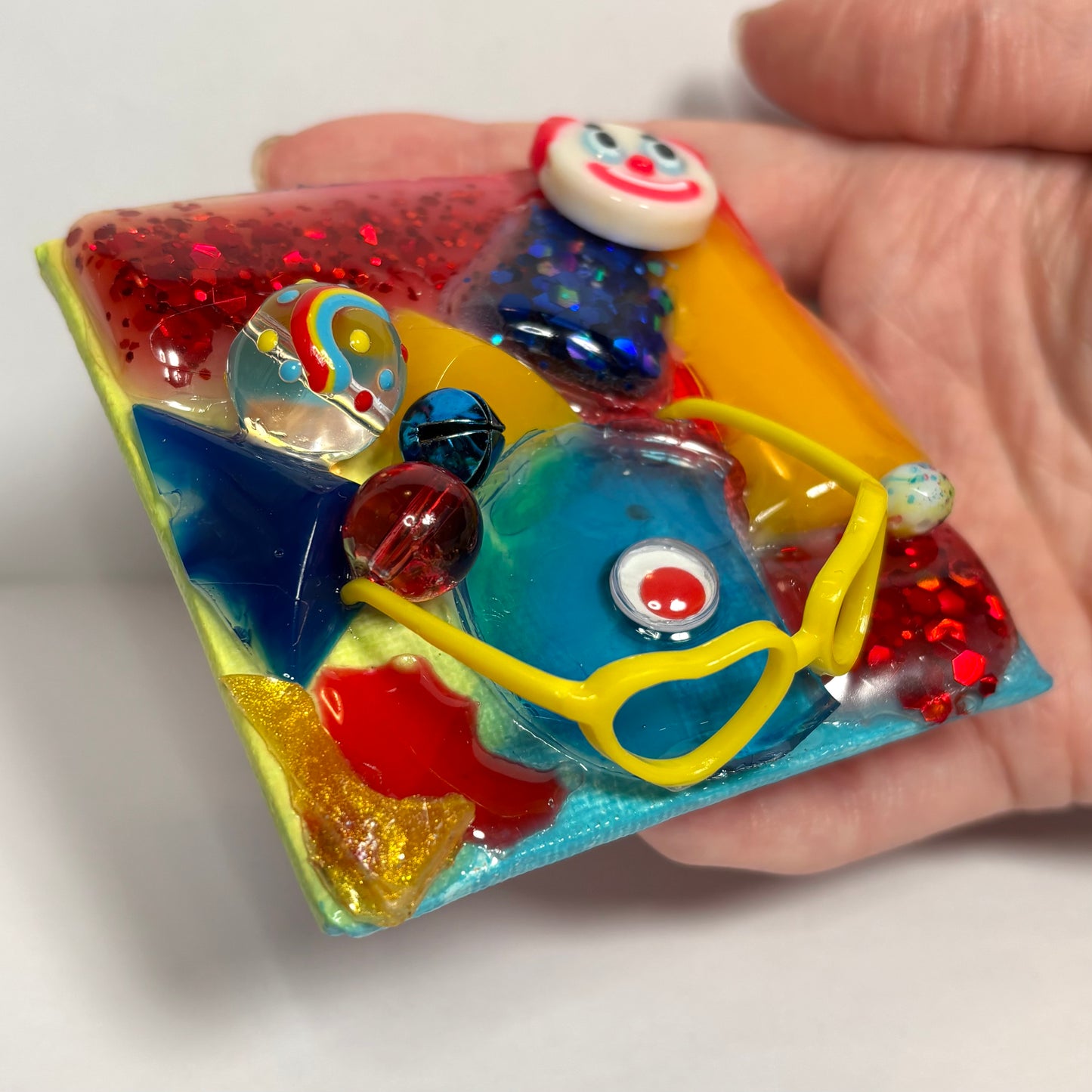 Clown Activities 3D Assemblage Magnet