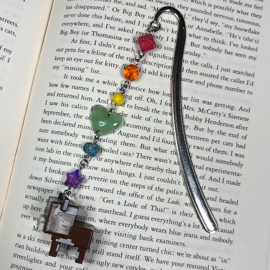 Minecraft Cow Bookmark