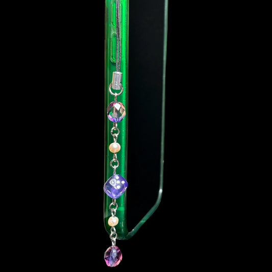 Dice Roll Phone Charm