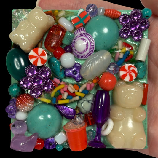 Confections 3D Assemblage Magnet