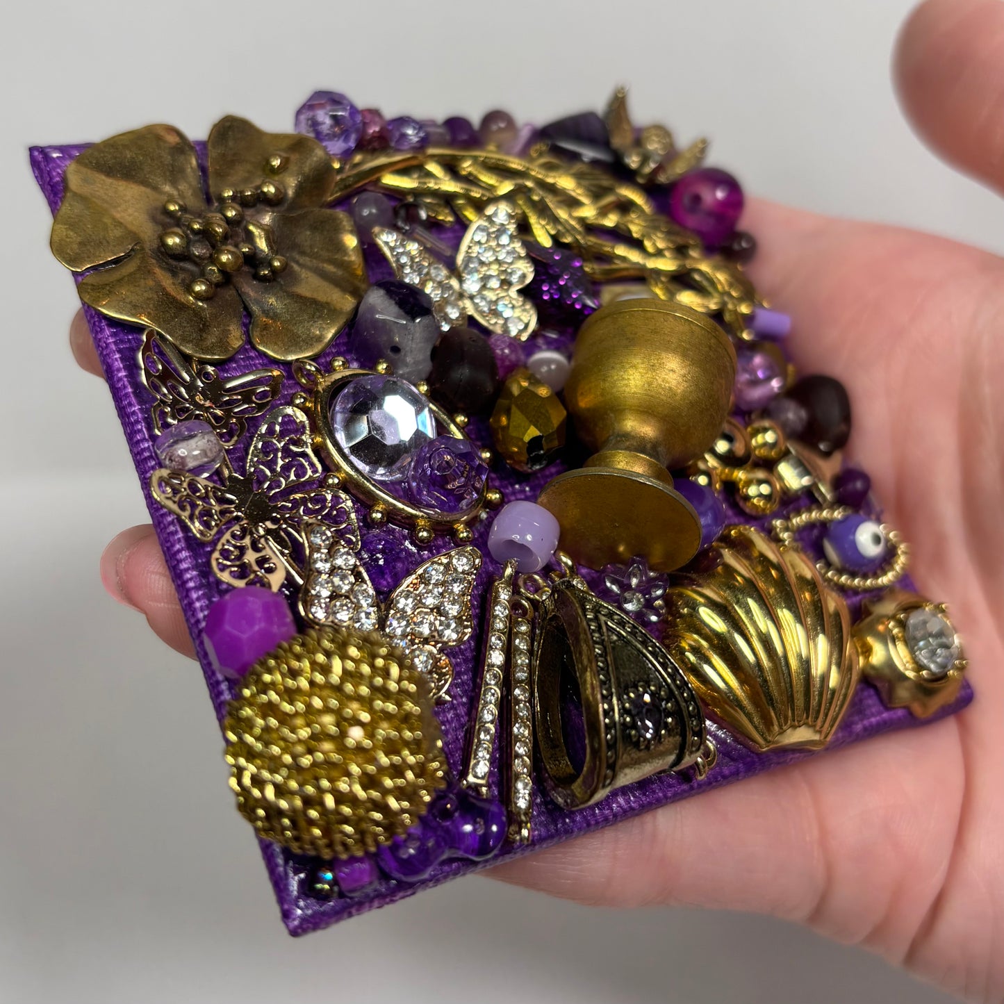 Gilded 3D Assemblage Magnet