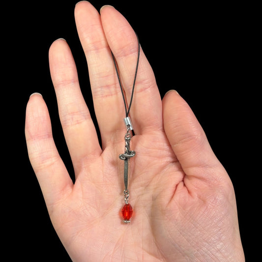 Dagger Phone Charm