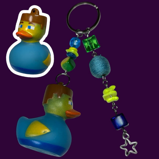 Minecraft Steve Keychain
