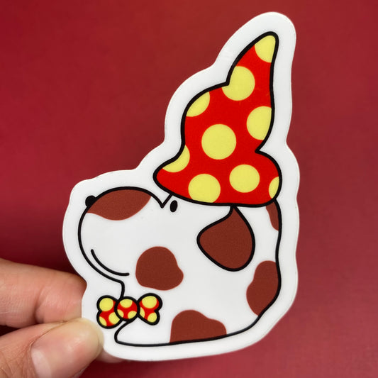 Wizard Dog Sticker