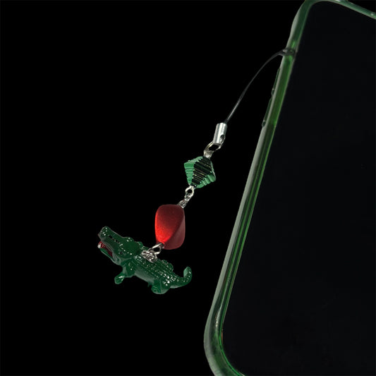 Crocodile Phone Charm