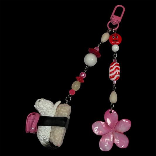 Sushi Cat Bag Charm
