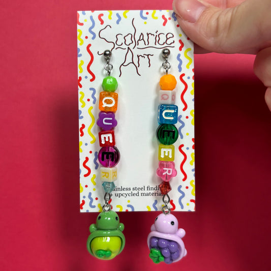 Fruity Turtles Earrings