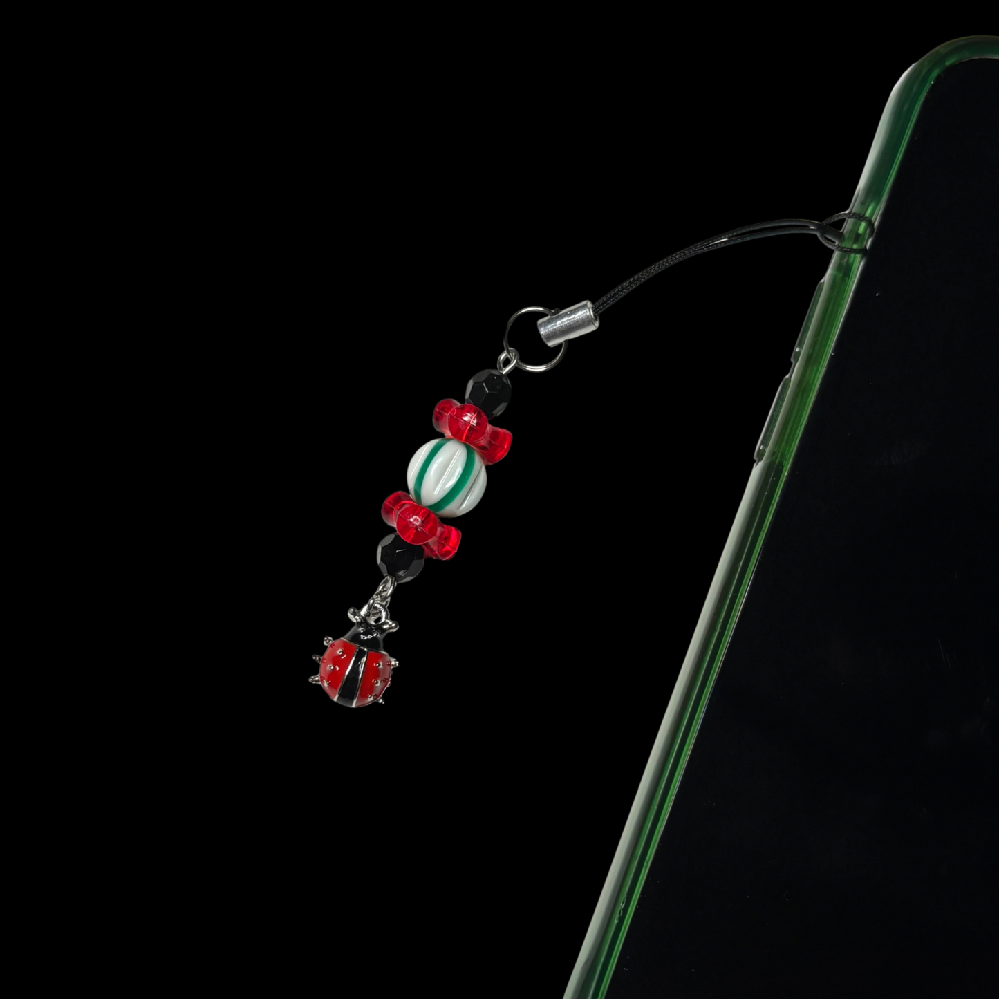 Ladybug Phone Charm