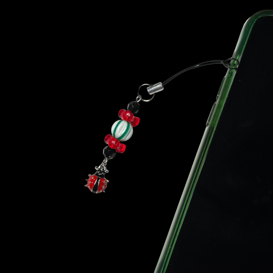 Ladybug Phone Charm