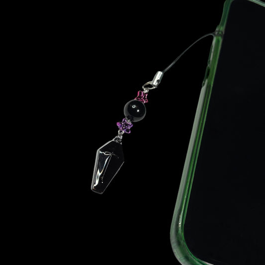 Coffin Phone Charm