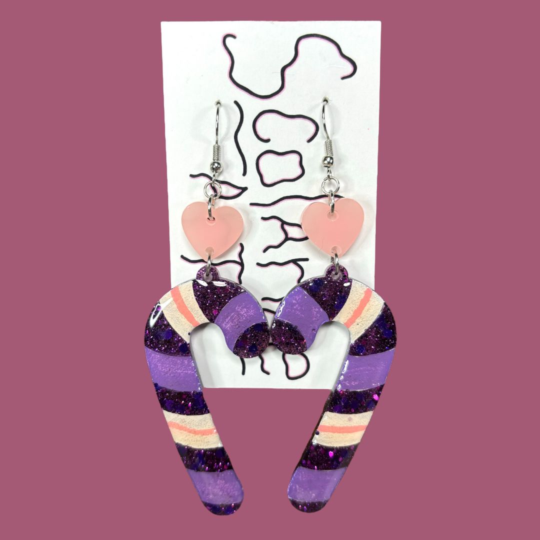 Purple Nurple Candy Canes