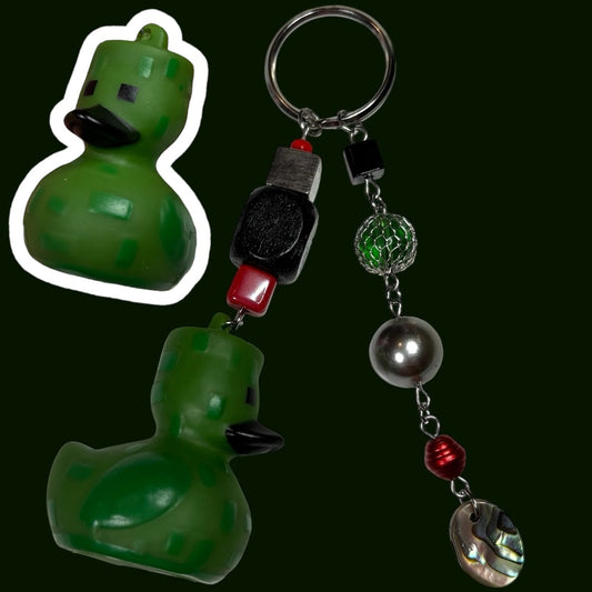 Minecraft Creeper Keychain