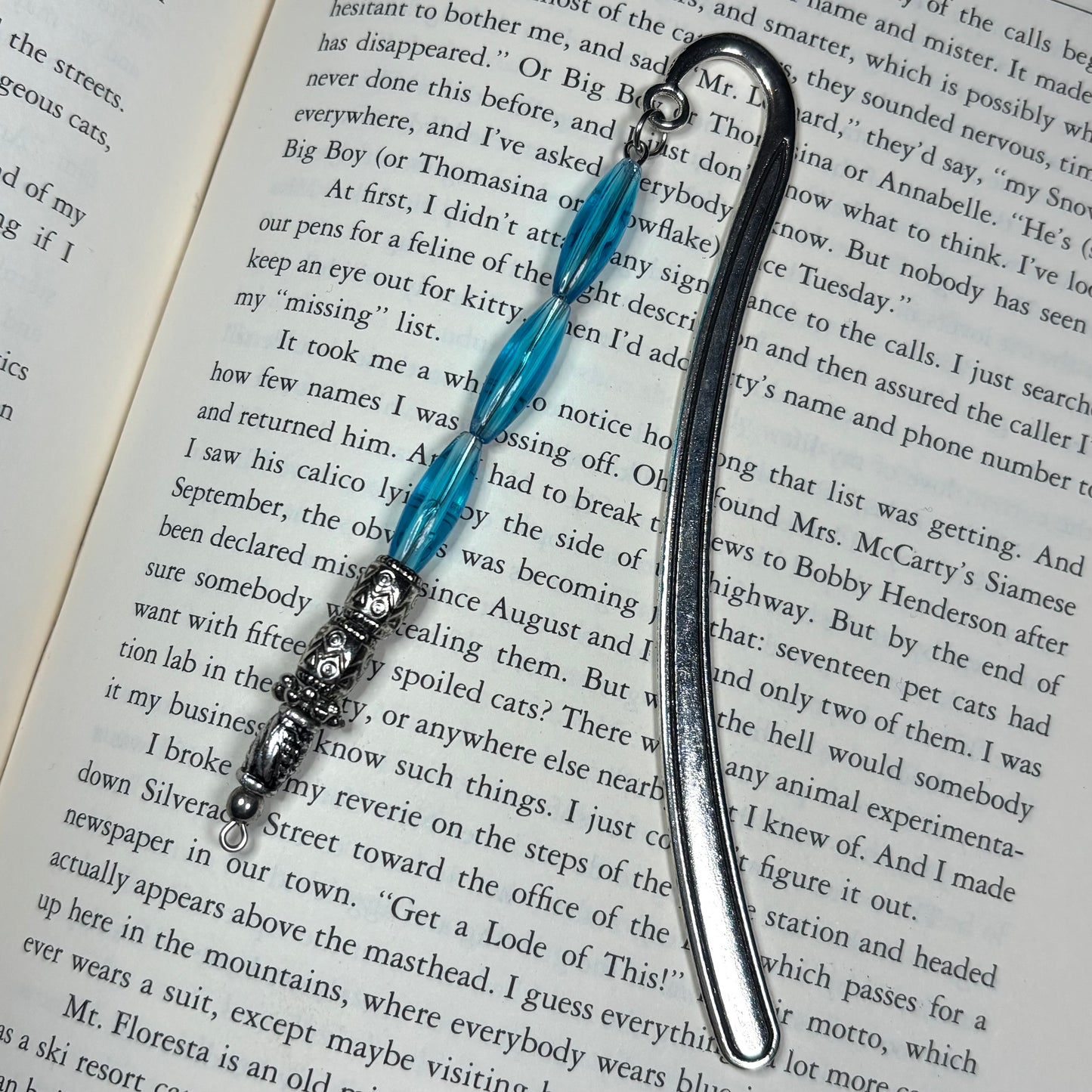 Blue Lightsaber Bookmark