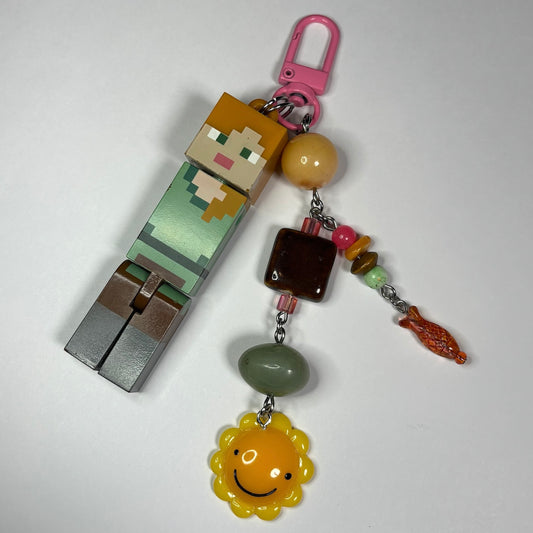 Minecraft Alex Bag Charm