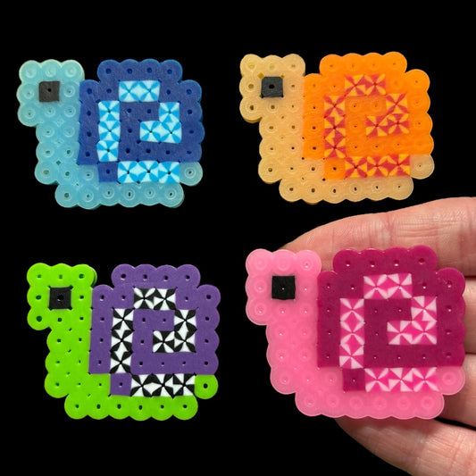 Snail Perler Magnets